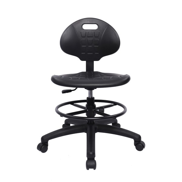 TAKE UR SEAT® Polyurethane Drafting Lab Stool Chair, 18" Adjustable