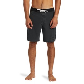 Quiksilver AQYBS03619 Men's Checkered Pattern, 4-Way Stretch Mikey Light Model Board Shorts, KVJ0