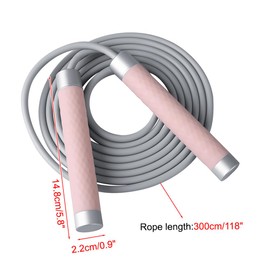 Jump Ropes, 7mm Bolded Fitness Jumping Rope with 360° Ball Bearing for Training Fitness Exercise