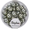Rayher Hobby Rayher 14402607 Renaissance Glaswachsperlen, 8mm Ø, altsilber, Dose