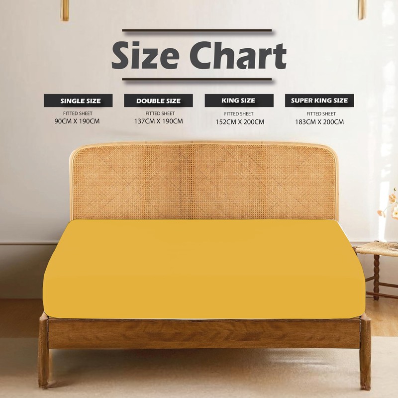 Funky Gadgets King Size Fitted Sheets Extra Deep Pocket (40cm)