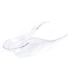 Kingrol 200 Plastic Appetizer Spoons, Disposable Tasting Spoons for Desserts,