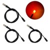 3 Pack Ember Orange Fake Fire Effect Led Lights with