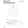 Kingston Brass K121BAC Fresno 3-1/2" Stainless Steel Kitchen Sink Basket