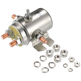 uxcell Winch Crane Solenoid Relay Switch for Various Winch Motors Golf Cart Marine Autocrane 12V