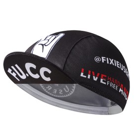 Bikingbros Black Cycling Cap - Polyester Funny Cycling Hat-Under Helmet - Cycling Helmet Liner Breathable & Sweat Uptake, Black 3, Unit size