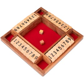 LOGOPLAY Jackpot für 4 Spieler - Spielbox 22 x 22 cm - Shut The Box