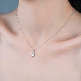 [Turandoss] Hexagon Initial Necklace Metal Allergy Free 16"+2" Adjustable Letter A-Z Pendant 14K White Gold Plated Necklace for Women Gift, Copper