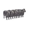 Creative Co-Op Resin Sheep Planter with Distressed Iron Finish