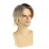 Beweig Men's Short Blonde Wig | Natural Looking, Mixed Blonde,