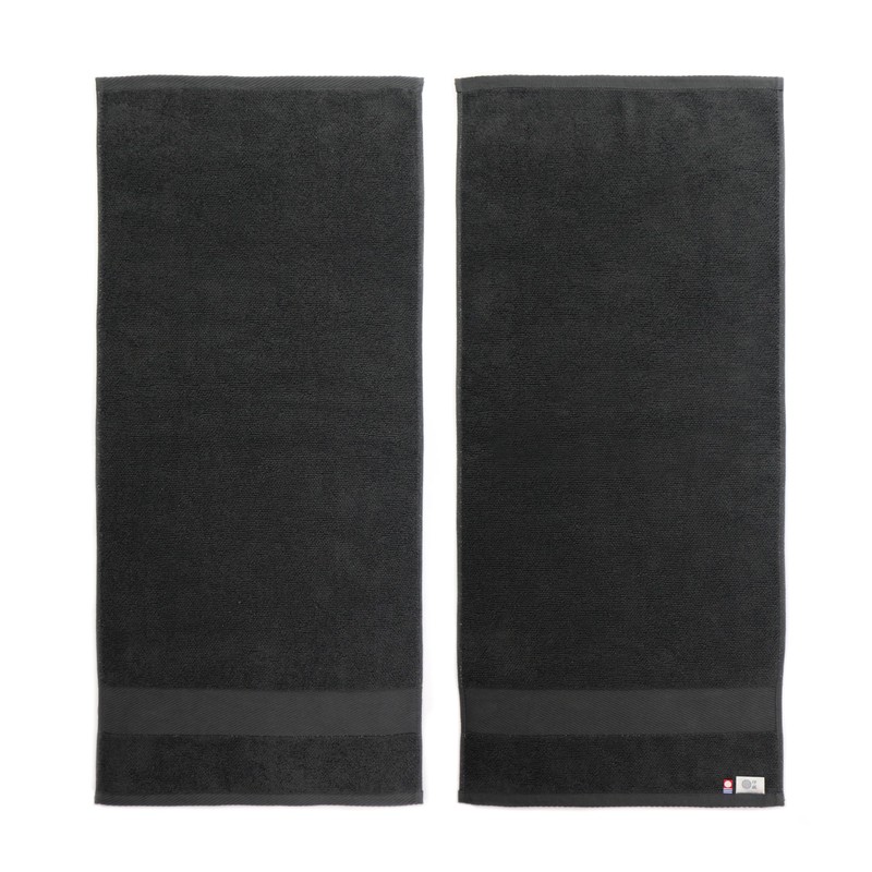 Imabari Towel Iori "IORINO/Nagamochi" Face Towel, Charcoal