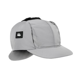 CLAPE - Gorra de béisbol de invierno para exteriores, visera de esquí para hombre, cálido con solapa para las orejas, Gris, Talla única