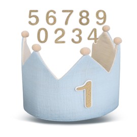 Moorle Birthday Crown Boys & Girls, Birthday Crown Children 1-10, Crown Birthday Girls Boys, Birthday Crowns with Interchangeable Numbers, Birthday Crown Boy, Birthday Crown Girl
