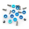 Zoucsj 20pcs J-D-M Billet Aluminum Fender Bumper Washer Bolt Engine