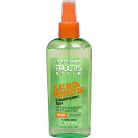 Garnier Fructis Style Sleek & Shine Flat Iron Perfector Straightening Mist 6 oz (Pack of 2)