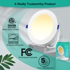 HiBay 8 Pack 6 Inch Canless LED Recessed Ceiling Light,