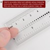 HARFINGTON 2pcs Film Flexible Ruler 6 Inch 0.5mm Scale PET