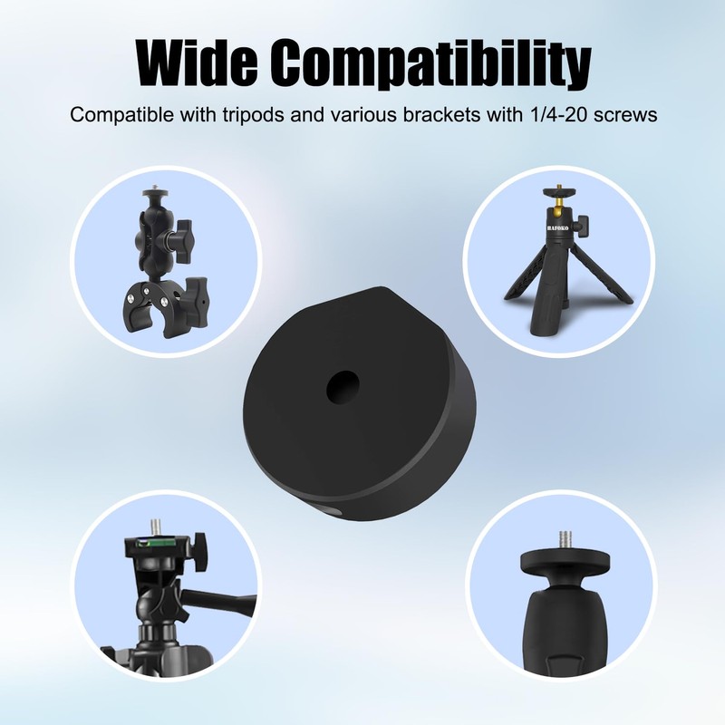 for Starlink Mini Tripod Adapter, Aluminum Alloy 1/4" Tripod Mounting