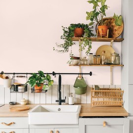 Glidden Interior Paint + Primer: Pink/Brandy Alexander, One Coat, Eggshell, 1-Quart