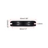 QUARKZMAN Rubber Sleeve Round Mounted on Both Sides, Diameter 38