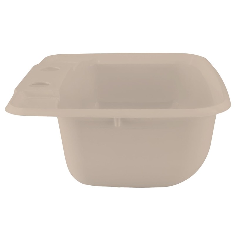 RecPro Rectangle RV Bathroom Sink | Single Bowl Lavatory Sink