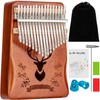 Moon River Kalimba 17 Keys Tuned with Scale Markings, Tuned