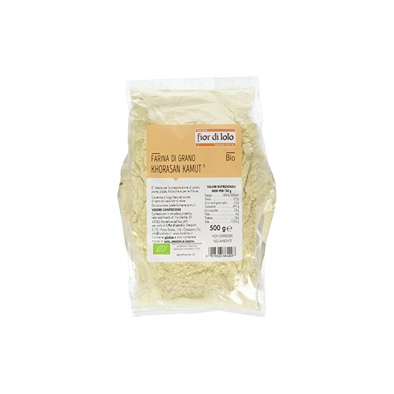 Fior di Loto, Farina di grano khorasan kamut® bio, 500g