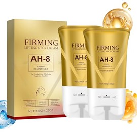 Crema Reafirmante para el Cuello, Crema Reafirmante para el Cuello con Doble Rodillo, Reduce Arrugas, Lneas Finas y Papada, Reafirma la Piel.         