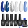 Beetles Esmalte en Gel Copos de Nieve, Kit de 6