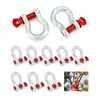 QWORK 1/2" Anchor Shackle with Alloy Screw Pin - Forged