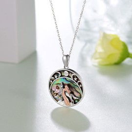 Feijiesi Raccoon/Wolf/Axolotl/Elephant/Sea Turtle/Koala/Bunny/Owl Necklace 925 Sterling Silver Animal Pendant Necklace Cute Animal Jewelry for Women, Sterling Silver, No Gemstone