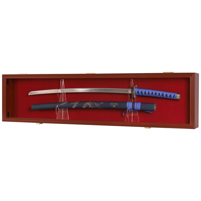DisplayGift 1 Sword Sabre Cabinet Stand Holder Wall Rack Display