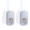 Monkey Home Automatic Toothpaste Dispenser Set with Wall Mount for