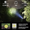 WARRIORLAND 1600 Lumens Tactical Flashlight, Compact Handheld Flashlight with 3