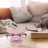 Lidzopas Wooden Piggy Glasses Holder Animal Glasses Holder Gift Home