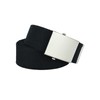 UPGRADE 3STYLE Military Style Sliding Buckle Belt, Black Classic 4