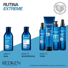 REDKEN - Shampoo Extreme | Shampoo fortificante y reparador para cabello dañado | Restaura las áreas más debilitadas del cabello y previene el quiebre