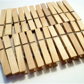 Sturdy Small Craft Clothespins 1 3/4" - 96/pkg