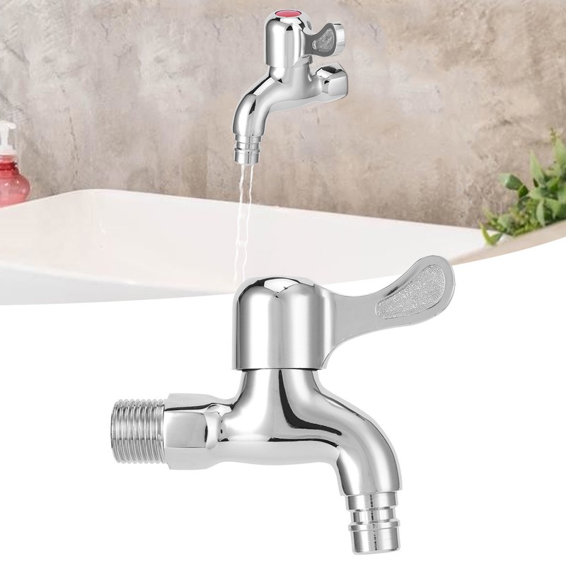 G1/2 Male Thread Washing Machine Faucet Wall Mounted Single Cold