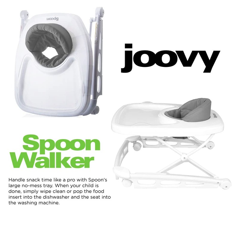 Joovy Spoon Baby Walker & Activity Center Featuring Three Adjustable