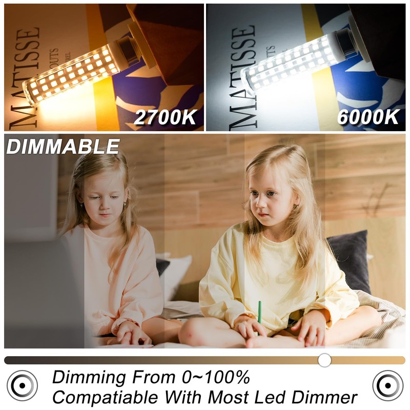 ZHENMING LED Light Bulbs Dimmable E12 10W LED Candelabra Bulbs