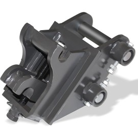 Mini Excavator Quick Change Hitch - Manual Attachment for 0.8-1.5 Ton Machinery,Easy Attachment Swap,90MM/3.54in Span, 25MM/0.98in Hole, 90MM/3.54in Center Wheelbase