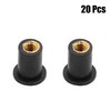 uxcell 20pcs M5 Universal Fairing Fasteners Windscreen Windshield Screws Bolts