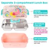 PinkSheep Bento-Lunchbox aus Edelstahl für Kinder (Unicorn-2)