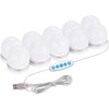 Led Vanity Mirror Lights, Hollywood Style Makeup Light with 10