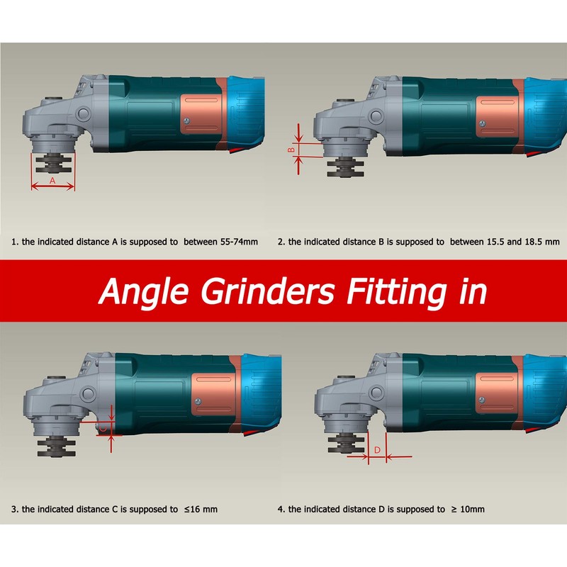 Aidelife Universal Dust Shroud for Grinders 7 inch