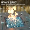 Skyflame 10-Pound Fire Glass for Fireplace Fire Pit and Landscaping,