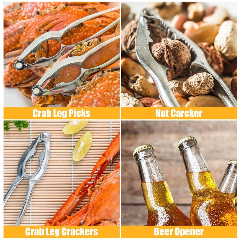 52 Pcs Crab Crackers and Tools, Crab Crackers Sets, Lobster