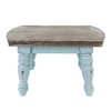 dwellington Farmhouse Wooden Step Stool - Rustic Solid Wood Design,