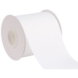 Joycrosso 4" Inch Grosgrain Ribbon 25 Yards-Roll Set for Chair Sash Gift Wrapping Party Favor Home Decoration Craft Supplies, White